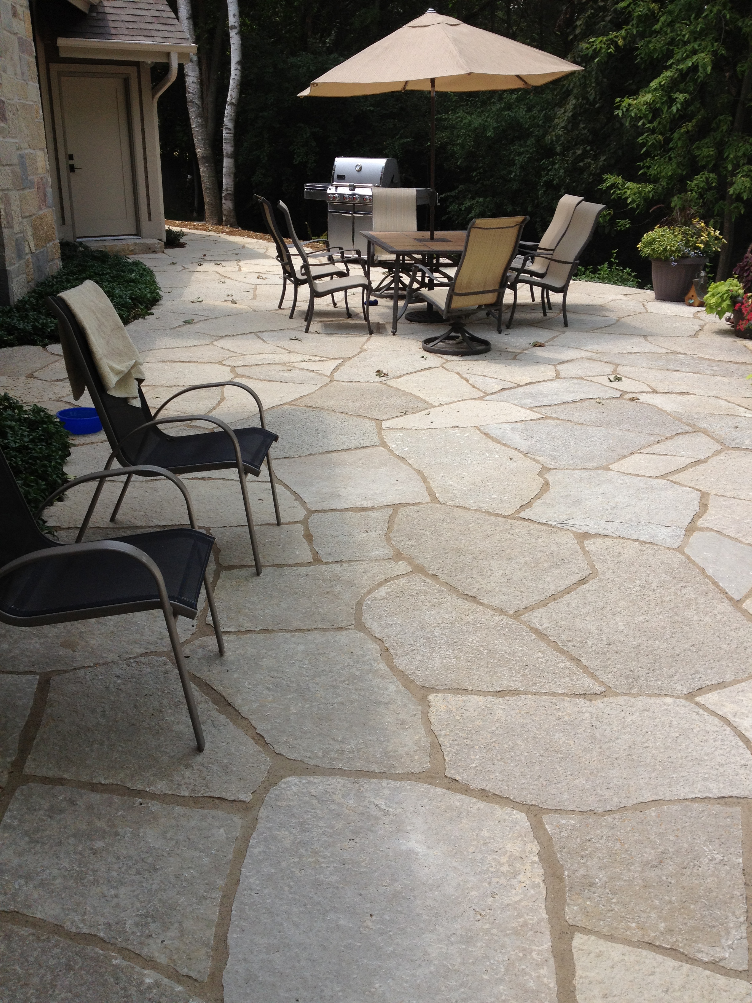 Fond Du Lac Landscape Flagstone and Steppers