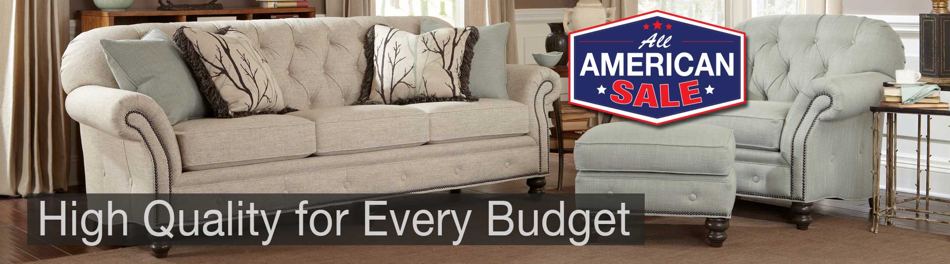 40% Off All Smith Brothers Upholstery Furniture during the All American Sale at Benson Stone Company!