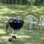 Weber One-Touch charcoal grill in black