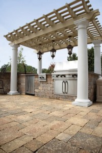 Outdoor Grill by Unilock at Benson Stone Co. in Rockford, IL
