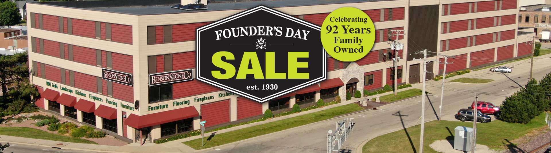 Save on Furniture, Flooring, Granite & More at the Founder's Day Sale at Benson Stone Company!