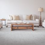 Soft grey carpeting in a living room