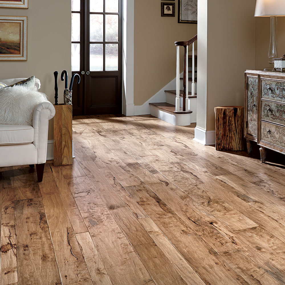 Pacaya mesquite hardwood floors in a living room