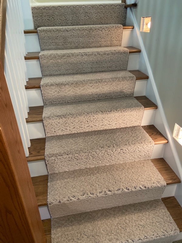 Stairway Flooring Project in Roscoe, IL