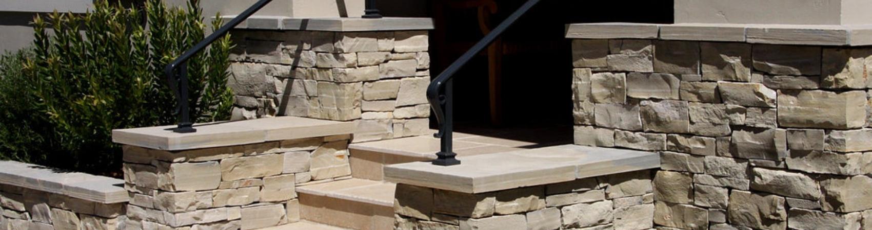cut stone wall caps and coping