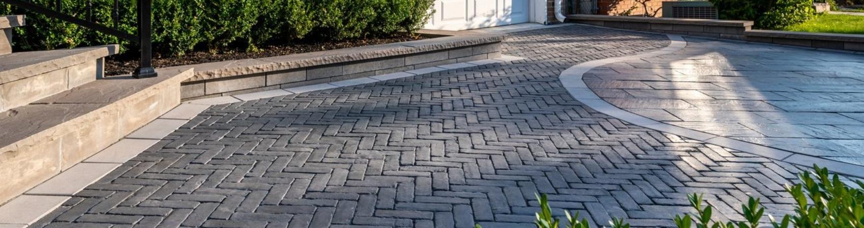 paving brick driveway