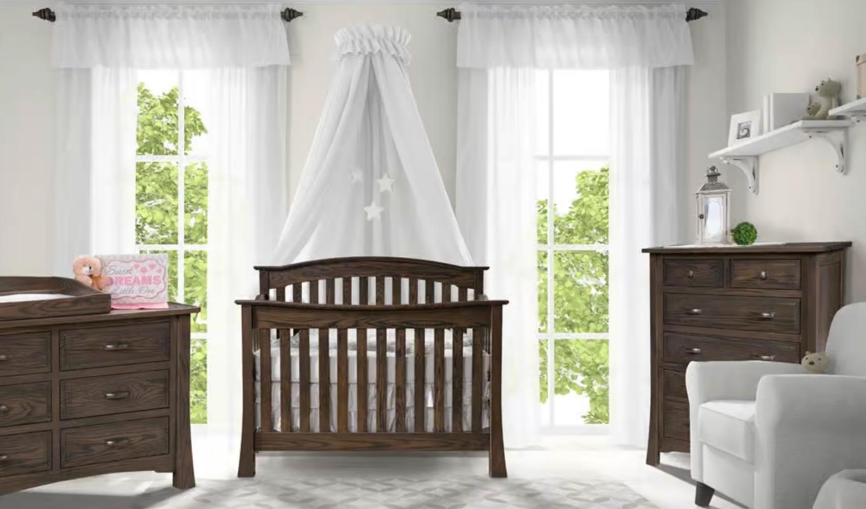 simply amish baby crib