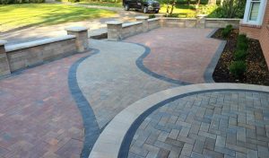 home landscape project using materials from benson stone co in rockford, il
