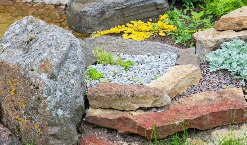 boulders and pebbles landscape materials from benson stone co in rockford, il