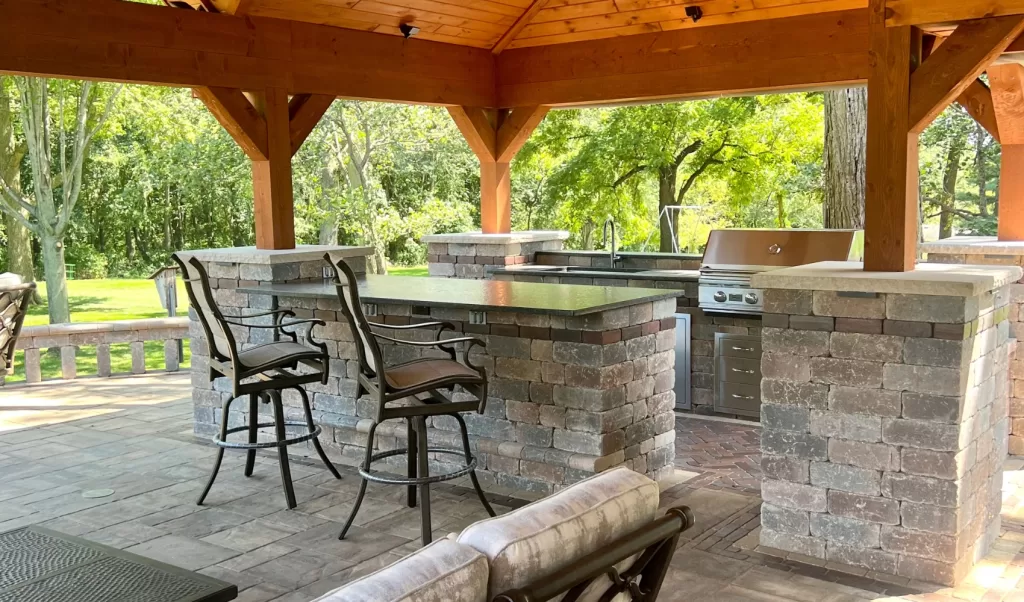 outdoor living bbq grill kitchen by benson stone co 