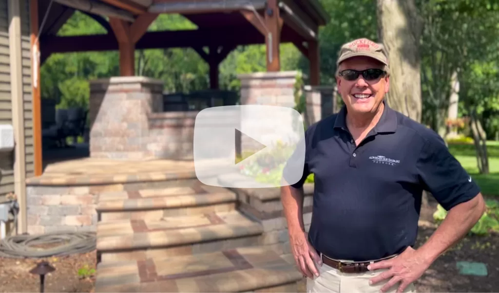 tour a benson stone co outdoor living project with this proud homeowner