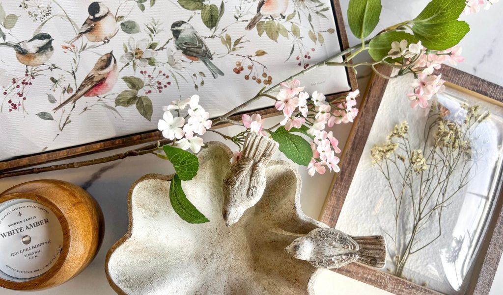 spring home decor at benson stone company gift shop in rockford, il